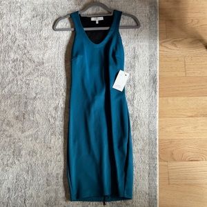 Teal Cut Out Robert Rodriquez Dress